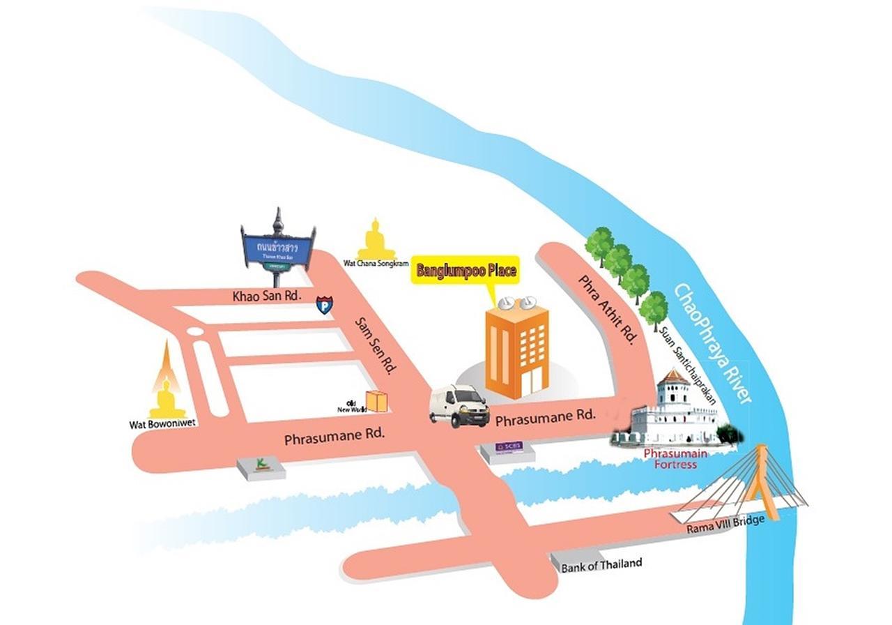 Banglumpoo Place pensión Bangkok Exterior foto